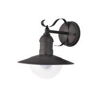Lampa Ogrodowa Zewnętrzna Kinkiet Elewacyjny LED E27 IP44 Czarny Industrialny Oslo Rabalux
