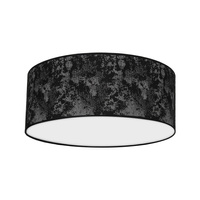 Plafon LED Lampa Sufitowa SATINO Srebrna 2xE27 Ø40cm Milagro