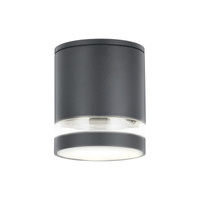 Lampa Sufitowa Ogrodowa Zewnętrzna LED GU10 IP54 Antracyt Nowoczesny Zombor Rabalux