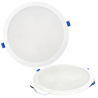 Oprawa Podtynkowa LED Downlight Lampa Punktowa 12W 1200lm 4000K Neutralna Oczko Spot Biała IP40 Sigaro Kobi