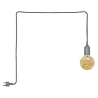 Przenośna Lampa Wisząca Żarówka E27 Szary IP44 Endura Osram