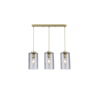 Lampa Wisząca Sufitowa 3x E27 Złoty Nowoczesny Sheila Rabalux