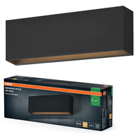 Kinkiet Ogrodowy Lampa Elewacyjna Zewnętrzna LED 6.5W 400lm 3000K Ciepła Szary IP65 Endura Osram