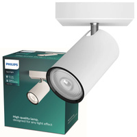 Lampa Ścienna Kinkiet GU10 Biała Kosipo Philips