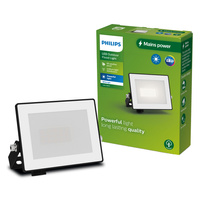 Naświetlacz LED Lampa Reflektor 10W 950lm 3000K IP65 Czarny Lois Philips