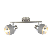 Lampa Sufitowa Punktowa Reflektor Spot 2x E14 Chrom Nowoczesny Basil 5380 Rabalux