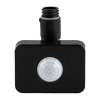 Czujnik Ruchu Zewnętrzny Regulowany PIR 120ST IP65 do Naświetlaczy Czarny Ecolight