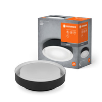 Plafon Lampa Sufitowa Natynkowa E27 Czarny Biały 29cm Orbis Ledvance