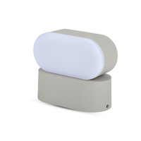 Kinkiet ścienny LED 6W 3000K IP65 Obrotowy 350° Pojedynczy Szary VT-816 V-TAC