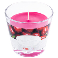 Świeca zapachowa dekoracyjna w szkle Wiśnia