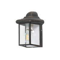 Lampa Ogrodowa Zewnętrzna Kinkiet Elewacyjny E27 IP43 Złoty Klasyczny Norvich Rabalux