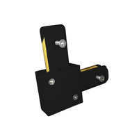 Łącznik Kątowy 1-fazowy Lampy TRACK LIGHT Czarny Typ L Milagro