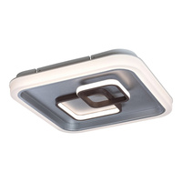 Plafon LED Lampa Sufitowa Oprawa Ścienna Natynkowa 50W 2200lm 4000K Srebrny Minimalistyczny Portia Rabalux
