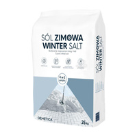 Sól Drogowa do Odmrażania Dróg i Chodników Worek 25kg