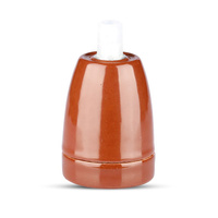 Lampa Wisząca Oprawa E27 Porcelanowy klosz brązowy VT-799 V-TAC