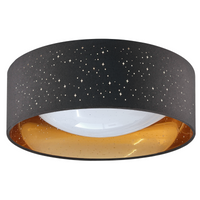 Oprawa Sufitowa PLAFON LED Lampa TULUZA 18W 1850lm 4000K 32cm Czarny GOLDLUX (Polux)