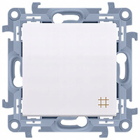 Włącznik Światła Pojedynczy Schodowy Krzyżowy Wyłącznik Biały CW7.01/11 KONTAKT SIMON