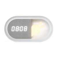 Lampka Dekoracyjna LED 1.2W 55lm 3000K Ciepła Biała Szara Ściemnialna Bunny Sanico Goldlux