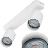 Lampa Sufitowa SPOT TUBA Reflektor Oprawa Halogenowa 2x GU10 TABULA LUMILED