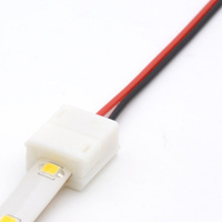 Złączka do taśmy LED 2PIN 1-stronna z przewodem IP65 8mm