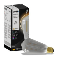 Żarówka LED E27 ST64 Edison Smoke SMART WiFi 7W 400lm TUYA Filament CALEX