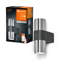 Lampa Ogrodowa Kinkiet Elewacyjny LED 10W 3000K Ciepła + RGB IP44 SMART+ WiFi Ściemnialna Rotary Updown LEDVANCE