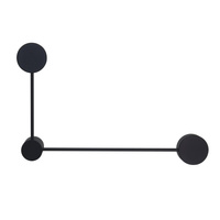 Kinkiet Ścienny Lampa Oprawa Natynkowa 2x GX53 Czarny JOY Sanico Goldlux