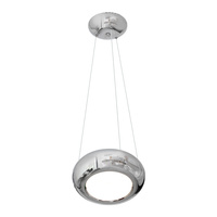 Lampa wisząca MERCURIO chrom okrąg 12W LED IP20 Metal styl nowoczesny Milagro