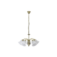 Lampa Sufitowa Wisząca Żyrandol 5x E14 Brązowy Klasyczny Francesca Rabalux
