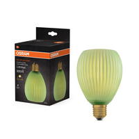 Żarówka LED E27 Owalna 3.5W 300lm 2700K Ciepła Dekoracyjna Zielona Osram