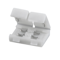 Złączka do Taśm Pasków LED 2pin 10mm Biała Sanico Goldlux