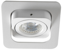 Oprawa sufitowa halogenowa kwadratowa ruchoma ALREN MR16 GU10 biała IP20 Kanlux