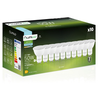Zestaw 10x Żarówka LED GU10 6W = 50W 580lm 6500K Zimna Regulowana 24° 36° 60° LUMILED