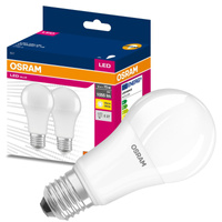 2x Żarówka LED A60 E27 10W = 75W 1055lm 2700K Ciepła 200° VALUE CLASSIC Osram