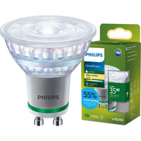 Żarówka LED GU10 Reflektor PAR16 1.2W = 35W 215lm 179lm/W 2700K Ciepła 36° KLASA A UltraEfficient Philips