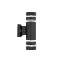 Lampa Ogrodowa Zewnętrzna Kinkiet Elewacyjny Oprawa Natynkowa E27 Czarna Wodoodporna IP54 Nowoczesna SIERRA 4422 Nowodvorski