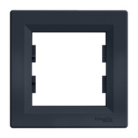 Ramka 1-krotna Pozioma Do Gniazda Pojedyncza Asfora Antracyt