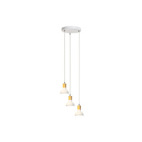 Lampa Wisząca Sufitowa 3x E14 Biały Skandynawski Holly Rabalux