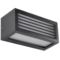 Lampa Ogrodowa Kinkiet Elewacyjny OSAKA E27 IP54 Czarna GOLDLUX (Polux)