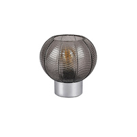 Lampa Stołowa Biurkowa Nocna Dekoracyjna E27 Chrom Nowoczesny Monet Rabalux