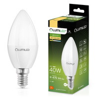 Żarówka LED E14 Świeczka B35 5W = 40W 470lm 3000K Ciepła 180° LUMILED