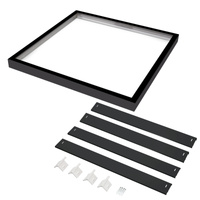 Ramka Natynkowa 63mm do Panelu LED 60x60cm klik Czarna Kobi
