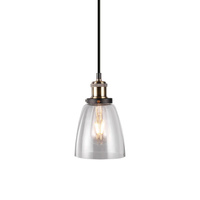 Lampa Wisząca Oprawa E27 Szklany klosz przezroczysty VT-7140 V-TAC