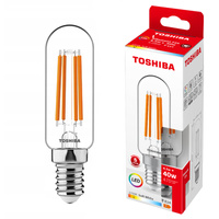 Żarówka LED E14 T25 4,5W = 40W 470lm 2700K Ciepła Filament TOSHIBA