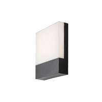 Lampa Ogrodowa Zewnętrzna Kinkiet Elewacyjny LED 10W 570lm 4000K IP44 Czarny Nowoczesny Gimone Rabalux