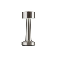 Lampa Stołowa Biurkowa Nocna Dekoracyjna 2.7W 40lm 3000-6000K CCT Srebrny Nowoczesny Senan Rabalux