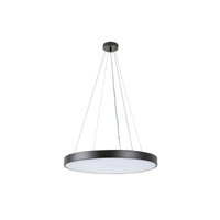 Lampa Wisząca Sufitowa 60W CCT Ściemnialna Timer Pilot Czarny Nowoczesny Tesia Rabalux