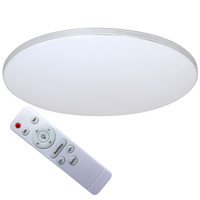 Plafon LED z pilotem SIENA 80W 3000-6000K 75 cm IP20 Metal i tworzywo sztuczne Milagro