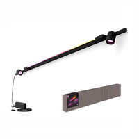 Zestaw Szyna Oświetleniowa Perifo Szynoprzewód 2m + 2x Reflektor + Lampa Oświetleniowa LED 39,9W CCT RGB Philips HUE Bluetooth Czarny