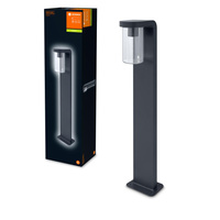 Lampa Ogrodowa Zewnętrzna Stojąca Słupek E27 80cm IP44 Szary Endura Ledvance